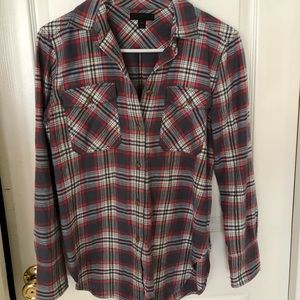 J crew flannel button down